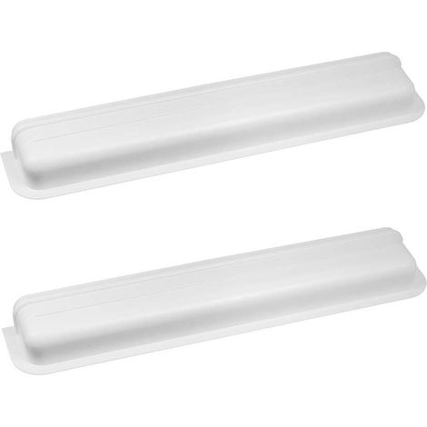 Cyclingcolors – Lot de 2 couvercles cache blanc 450mm – Pour amortisseur ressort de lit banquette clic clac pliable – Plastique durable (1/2)