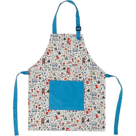 Tablier en coton pour enfants, idéal pour la cuisine, la pâtisserie et la peinture. Parfait pour la maison. (1/4)