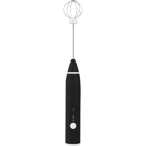 Elektrischer Milchaufschäumer, automatischer Eierquirl, USB-Ladefunktion, Mixer mit 3 Geschwindigkeitsstufen für Kaffeegetränke, Rührwerkzeug (1/5)