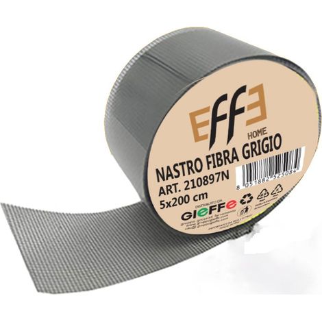 NASTRO RIPARA ZANZARIERE RETE ZANZARIERA FIBRA ADESIVO GRIGIO 5cm x 2m EFFE (1/4)