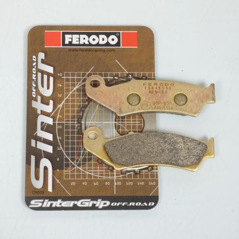 Bremsbelag ferodo für Motorrad honda 250 nx 1990 bis 1995 md25 / (1/4)