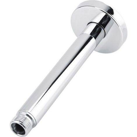 Bras De Douche - Acier Inoxydable - Filetage G1/2 - Pour Installation Murale Ou Plafond - 153 mm - 1 Pièce (1/5)