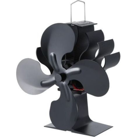 Umweltfreundlicher 4-Blatt-Ventilator für Herdplatten, Aromatherapie-Heizgeräte, leise, hocheffizient (1/5)