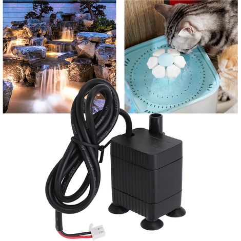 Pompe à eau miniature sans balais DC12V 150L/h, pompe de surpression silencieuse, micro-pompe à eau, pompe à faible aspiration intelligente pour toilettes. (1/5)