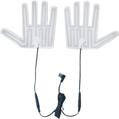 Chauffants USB pour l'hiver, Chauds à 5 Doigts, Coussin Chauffant, Film Chauffant Électrique, Feuille Chauffante pour Le Ski, Installation Facile (1/5)