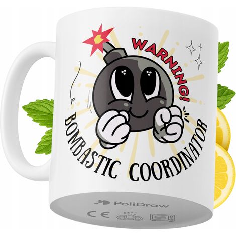 Lustige Kaffeetasse mit witzigem Textdesign – ideal für Geburtstage, Namenstage und Feiertage. Hochwertige Tasse für besondere Anlässe im Büro oder Homeoffice. Farbe: Weiß, 330 ml. (1/5)