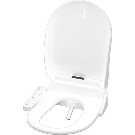 SFA – Abattant WC japonais lavant et séchant – Douchette double buses – Ventilateur d'air chaud réglable – Compatible cuvettes standards