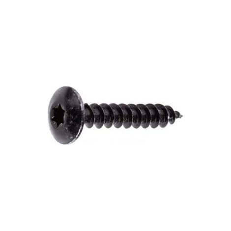 Vis à bois noires 6x30 mm, filetage complet, boîte de 200 pièces, fixation ING robuste pour bois et panneaux, vis autotaraudeuses zinguées noires, quincaillerie professionnelle.