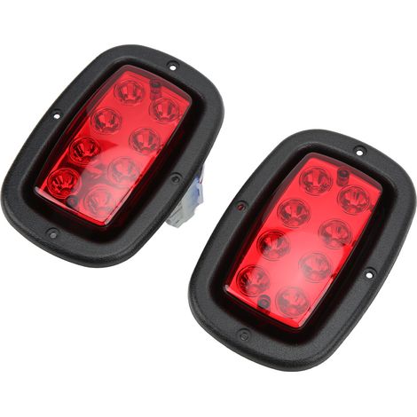 Lot de 2 Feux Arrière LED Club Car Gauche Droite 1017035 12V DC, 3 Fils, Compatible Modèles DS 1982 et Plus, Remplacement Direct (1/5)
