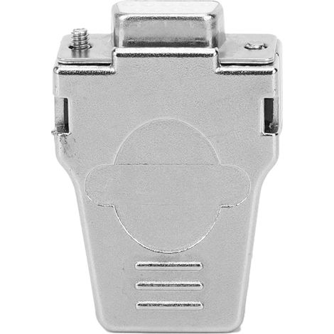 Connecteur D-SUB DB9S-180 à 9 broches, adaptateur port série avec boîtier métallique, convertisseur femelle pour câble RS232, connectique robuste et durable. (1/5)