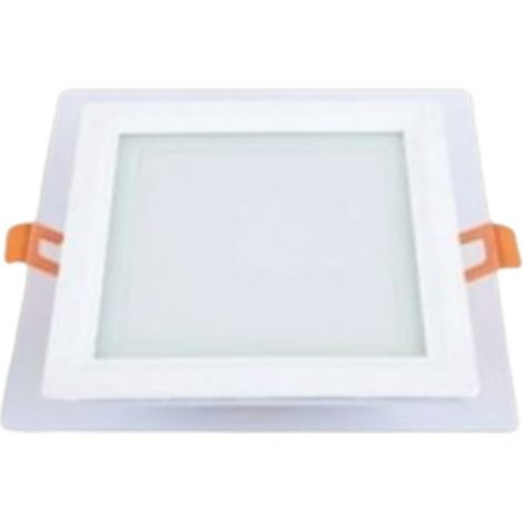 TRADE SHOP - Pannello Led Incasso Luce 3000k-6500k 12w Quadrato Am-cs-12 Con Bordo Traparente 00687 - (1/5)