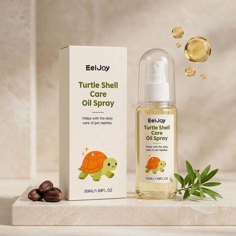 Das Pflegespray für Schildkrötenpanzer pflegt sanft die Panzeroberfläche der Schildkröte und verbessert deren Klarheit und Glanz – 50 ml -- DE (1/5)