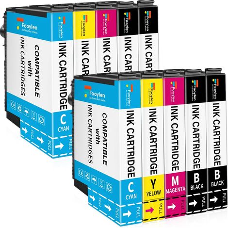 Compatible pour 405XL Cartouches d'encre compatibles avec Epson 405XL pour imprimantes Workforce Pro WF-4820 WF-3820 WF-4830 WF-3825 WF-4825 WF-7840 WF-7830 WF-7835 (1/5)