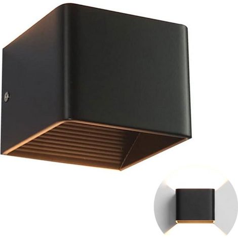 Applique murale rechargeable avec télécommande, 5 W, lumière tricolore, veilleuse à intensité variable, applique murale sans fil à piles pour (1/5)