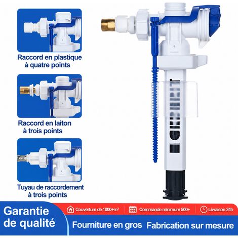 Robinet flotteur Geberit 3 / 8 robinet latéral filetage laiton modèle avec support WC encastré 40 × 24 × 6 cm 200 g – Livraison gratuite (1/5)