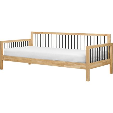 Daybed Wood TRICOT 90 x 200 cm (EU Single) Light Brown