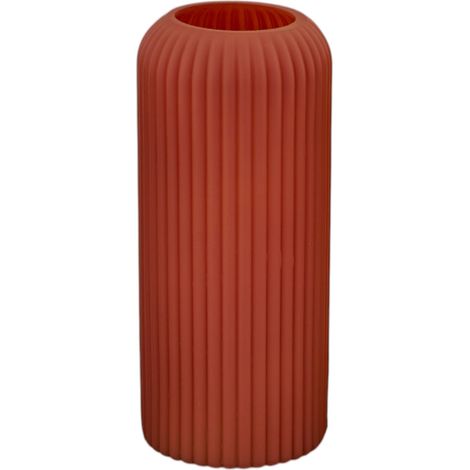 L'Arcolaio Matt Vaso Cilindro 8,7 x 8,7 x 20 Cm Bomboniera / Centrotavola Ruggine