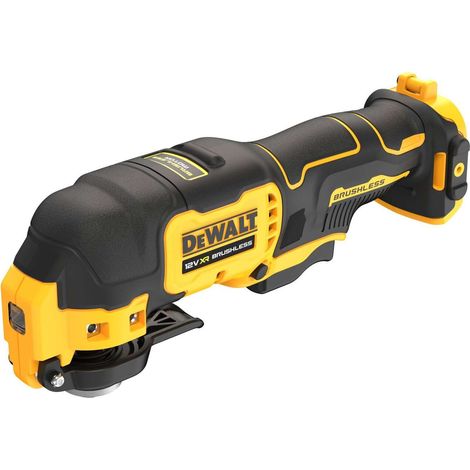 Dewalt – Outil multifonction 12V – Moteur Brushless – Changement d’accessoires sans outil – Lampe LED – DCS353NTXJ