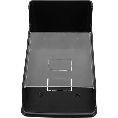 Cache de Sonnette en Plastique Noir Étanche pour Protection de Porte Extérieure, Résistant au Soleil, Adapté aux Machines de Contrôle D'accès et Sonnette (1/5)