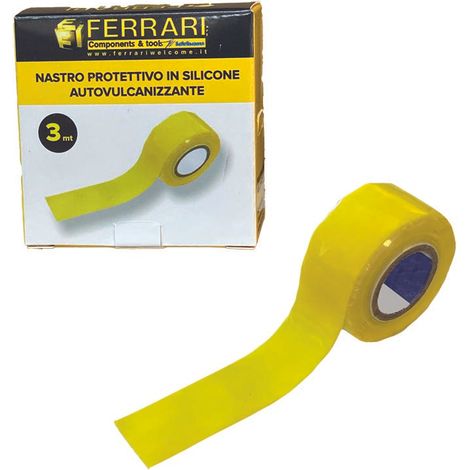 Selbsthärtendes Silikon-Abdeckband gelb 3m