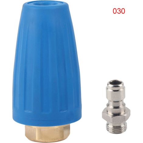 1/4" quick-connect high-pressure cleaner cleaning accessory, 3000PSI 3.0 Turbo spray nozzle (1/5)