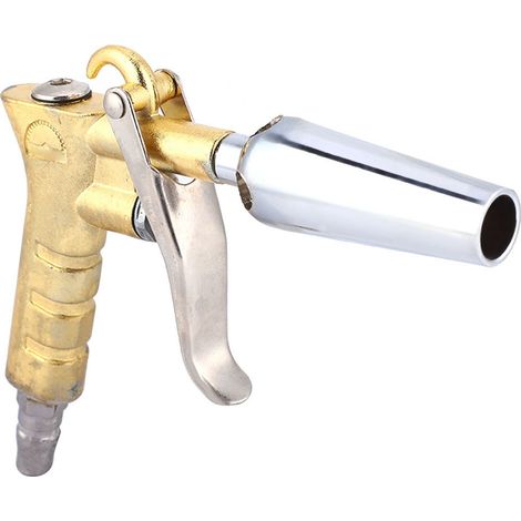 Pistolet à air comprimé pneumatique industriel de grande capacité, type gros vérin, pour le nettoyage. (1/5)