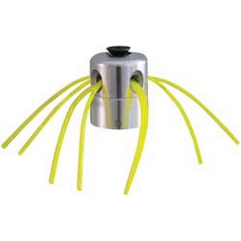 1BL TESTINA PER DECESPUGLIATORE UNIVERSALE IN ALLUMINIO 8 FILI
