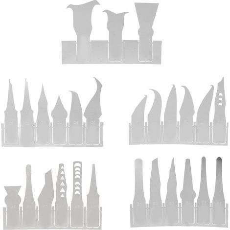 27 ultradünne, robuste SK5-Stahl-BGA-Klingen zum Entfernen von CPU-IC-Chipsatzkleber – 27-teiliges Präzisionsschaber-Set (1/5)