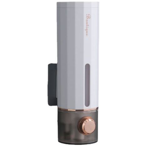 450 ml wall-mounted soap dispenser: ideal for shampoo and shower gel Modern design and easy installation (1/4)