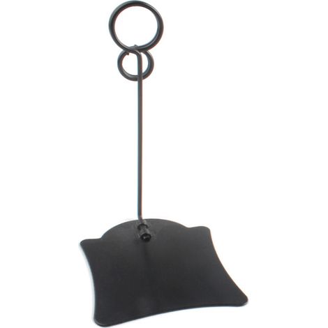 SHINING HOUSE Schwarze Lebensmittelhalter für Preisnummern, Tisch, Memo, Kartennummer, Supermarkt, vertikale Etikettenanzeige, Kuchen, Produktetiketten, 5 Stück, 5,5 x 7 x 10 cm (1/3)