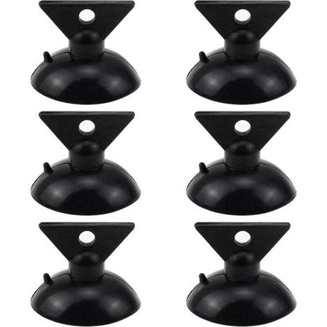 Outil d'enlèvement des ampoues -6 pièces dans un paquet, pour ampoule de lampe, outil de suçoir, outil de ventouse halogène LED GU10 MR16 – Noir-Crezuo