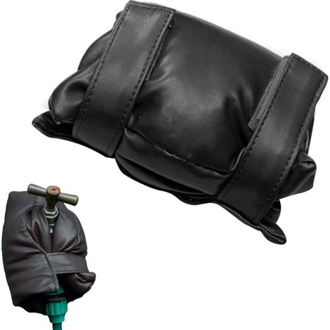 Noir,Housses de Robinet d'Extérieur pour l'Hiver, Housses de Protection Contre le Gel pour Robinet, Couvercle Antigel pour l'Hiver, Épaissi Étanche Couvercle qui Protège Votre Sortie d'Eau du Jardin (1/5)