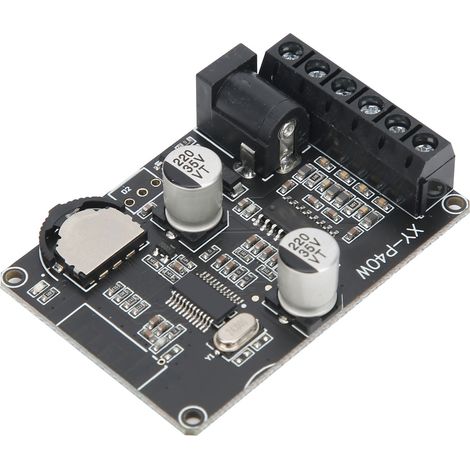 Module amplificateur numérique stéréo Bluetooth 5.0 40W XYP, carte puissance pour mégaphone, 5-24V, DIY haut-parleur (1/5)