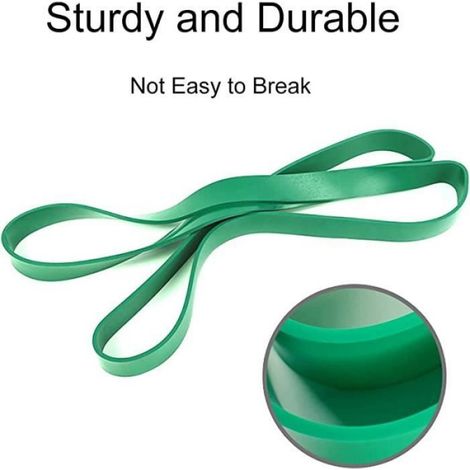 Bande de Résistance élastique - Fitness - Vert - 2080x4,5x13 mm - 15-35 lbs - Mixte (1/4)