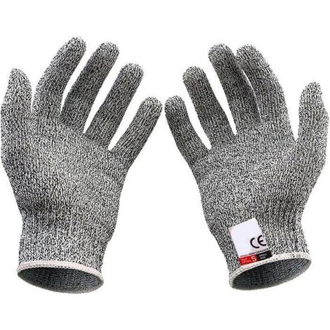 Gant anti-coupures - GIGICIAL - Maille métallique - Protection niveau 5 - Taille XL - Durable et léger (1/5)