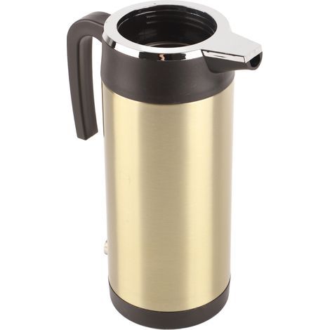 Bouilloire électrique 12V 1200ML en acier inoxydable pour voiture - Thermos chauffant de voyage (1/5)