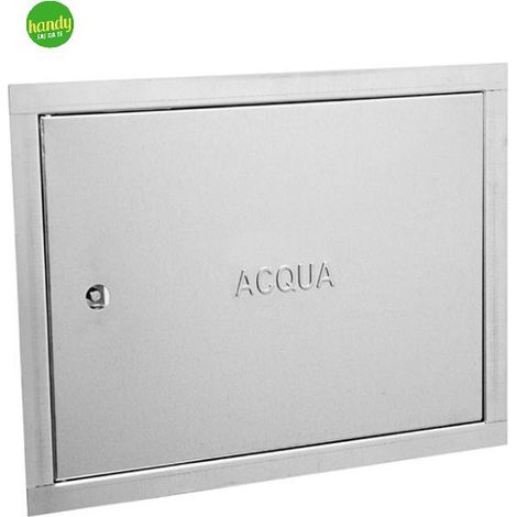 Sportello Zincato Zinco Per Contatore Acqua 40x20x30 Cm