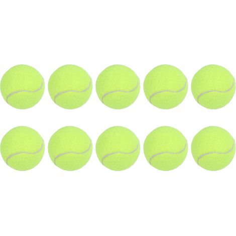 10 balles de tennis en caoutchouc élastique pour chien, jeu d’exercice intérieur/extérieur, entraînement et pratique (1/5)