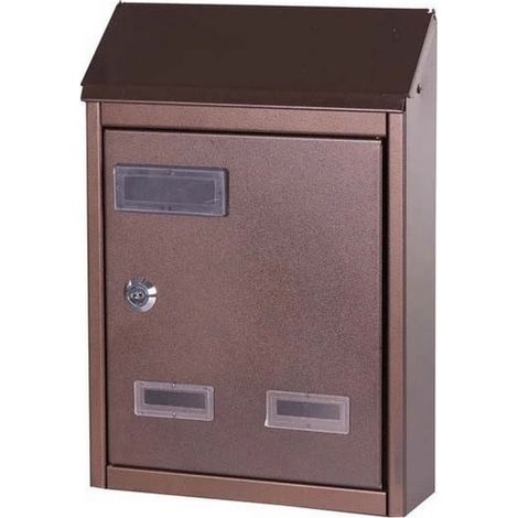 Schmiedeeisen Mailbox23x9xh29 cm Brixo Black/Kupfer