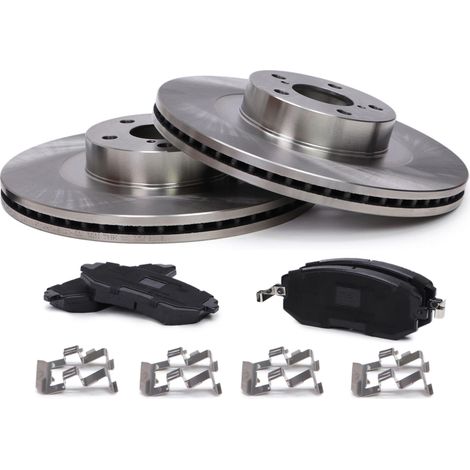 JUEGO DE DISCOS Y PASTILLAS DE FRENO DELANTERO SUBARU IMPREZA, LEGACY V, OUTBACK 1.5/1.6/2.5 10.00- (1/5)