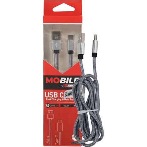 Cable USB-A a USB-C de 1,2 m, 3 A, QC 3.0, EPMOB03 (1/5)
