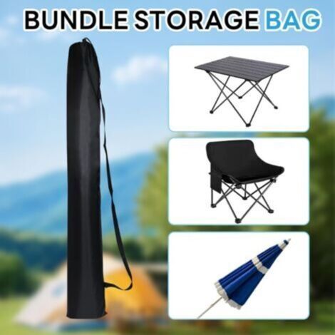 Housse de parasol de plage, protection solaire, résistante, avec bandoulière (1/4)