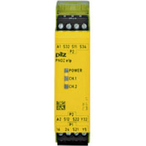 [NEUWERTIG] B-Ware Pilz Sicherheitsschaltgerät Relais Pnoz E1p 24 Vdc 24 Vdc 2 Schließer