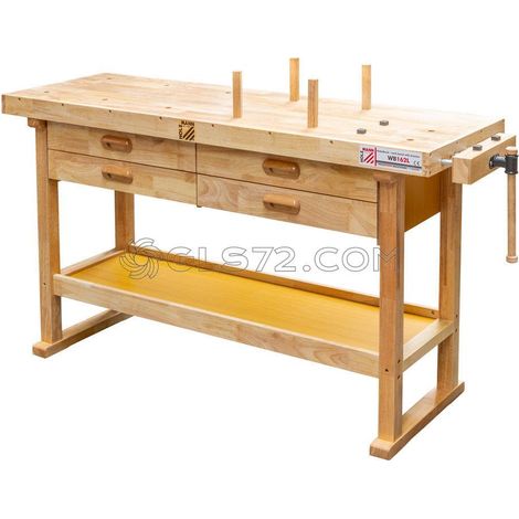 BANCO DE TRABAJO MADERA MESA TALLER 4 CAJON HOLZMANN WB162L (1/3)