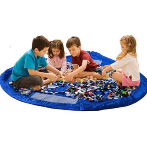 Tapis d'éveil 150 cm avec rangement pour jouets, pliable, pour enfants WW (1/3)