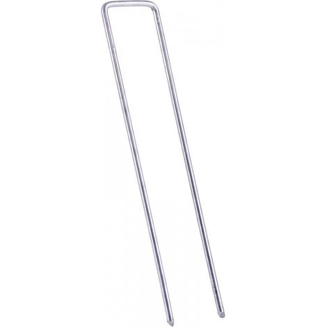 100 piquets de tente galvanisés L140 x l30 x P3 mm - 100 piquets de tente galvanisés L140 x l30 x P3 mm (1/4)