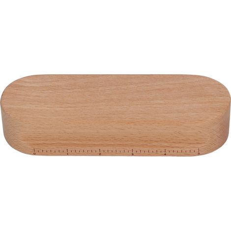 Bloc de pressing tailleur en bois de hêtre massif, outil de couture pour repasser les ourlets et coutures 17,8x5,5x3,8cm (1/4)