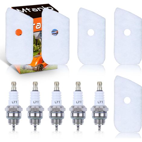 530150253 Filtre à air avec bougie pour Husqvarna 124L 125L 128L 128CD 128LD 128LDX Coupe-bordures / Débroussailleuse à essence (1/5)
