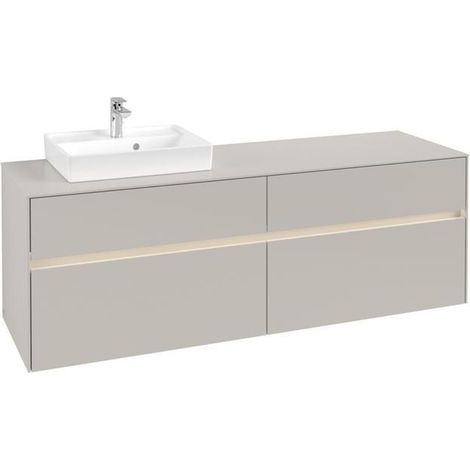 VB WTUS Collaro C078B0 1600x548x500mm avec cloche. 4 extraits WT gauche Gris clair