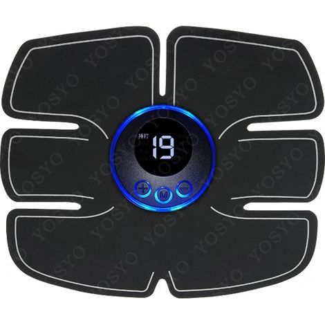 Neues wiederaufladbares EMS-Muskelstimulationsgerät, pulsierende TENS-Elektromassage zur Schmerzlinderung und Ganzkörper-Meridianmassage (01136) - AquaForge